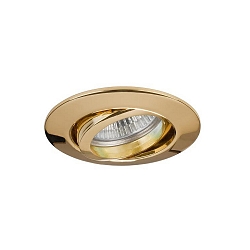 Recessed LV spot, IP20, 12V AC, GX5.3 max. 50W, round, swivelling