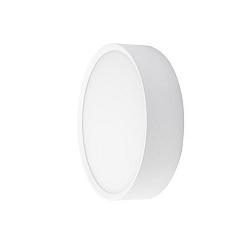 outdoor wall luminaire EYE round, CCT Switch, impact resistant IP65, white matt 