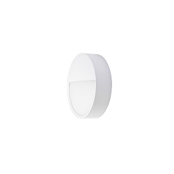 outdoor wall luminaire EYE half round, CCT Switch, impact resistant IP65, black matt 