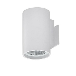 LED wall luminaire TUBIC, round, Up/Down + indirect on wall side, IP20, 9.5W+1.5W 3000K 970lm 2x420lm+130lm, CRi > 90