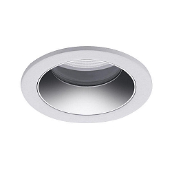 ceiling recessed luminaire ALTERO-R round, direct IP44, chrome, white dimmable