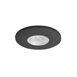 downlight BARENT 350MA P&P round, current constant IP20, black matt dimmable