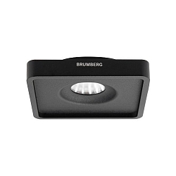 downlight QUIBIC square, built-in version, direct / indirect IP20, black matt dimmable