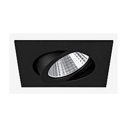recessed luminaire IP20, glossy, black, transparent  7W 740lm 3000K 20-40� 20-40� CRI 80-89