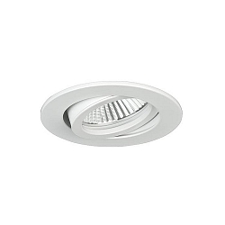 recessed luminaire IP20, glossy, transparent, white  3W 290lm 2700K 20-40� 20-40� CRI 80-89