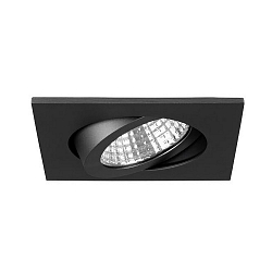Recessed outdoor LED spot dim2warm, IP65, 8.2 x 8.2cm, Plug&Play 350mA, 6W 1800-3000K 460lm 38�, swivelling 30�