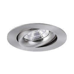 Recessed LED spot INDIWO83, IP20, round, 350mA, 5.5W 3000-1800K 550lm 36�, swivelling, dim2warm, matt nickel
