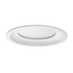Recessed LED downlight BOWL, IP20, round, � 23cm, 700mA, 30W 4000K 2630lm 100�, white / diffuse