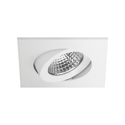 recessed luminaire OLENI-S / PHASE DIM 830 square, swivelling, dimmable IP20, white matt dimmable 6,7W 570lm 3000K 38� CRI >80