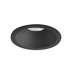 downlight ODEMAR / PHASE DIM 830 round, rigid, dimmable, set back IP20, black matt dimmable