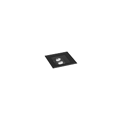 floor recessed luminaire LANKO-S square, adjustable, passable, switchable IP67, black 