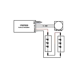LED power supply unit dimmable