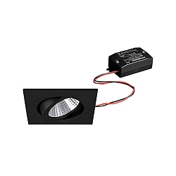 recessed luminaire IP20, glossy, transparent, white  7W 740lm 2700K 20-40� 20-40� CRI 80-89
