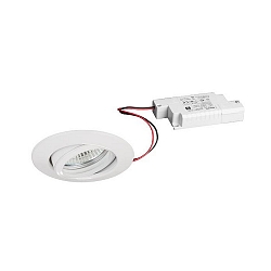 recessed luminaire IP20, glossy, transparent  6W 680lm 3000K 20-40� 20-40� CRI 80-89