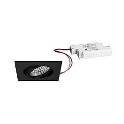 recessed luminaire TIRREL-S square, swivelling IP20, white dimmable 6W 680lm 3000K 38� 38� CRI >80