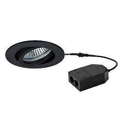 recessed luminaire LOOP-R round, swivelling, set of 1 IP20, white dimmable 5W 450lm 3000K 20-40� 20-40� CRI > 90