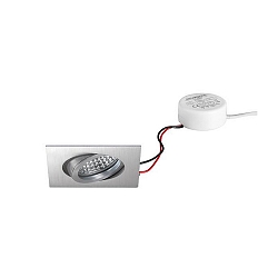 recessed luminaire TIRREL-S square, swivelling IP20, white dimmable 6W 680lm 3000K 38� 38� CRI >80