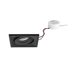recessed luminaire swivelling, square IP20, white dimmable 7W 680lm 3000K 20-40� 20-40� CRI 80-89