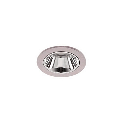recessed luminaire APOLLO MICRO round, switchable LED IP20, silver  5W 677lm 3000K CRI 90-100