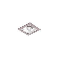 recessed luminaire APOLLO MICRO square, switchable LED IP20, silver  5W 683lm 3500K CRI 90-100