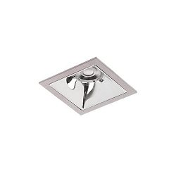 recessed luminaire APOLLO MINI square, switchable LED IP20, silver  9W 1215lm 3500K CRI 90-100