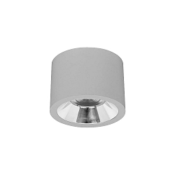 downlight APOLLO MAXI smooth, round, switchable IP20, powder coated, silver 