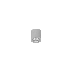 downlight APOLLO MICRO round, switchable, faceted IP20, powder coated, silver 