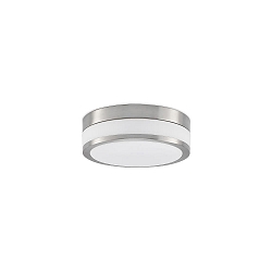 wall and ceiling luminaire EREVAN � 28CM 2 flames E27 IP44, nickel matt dimmable