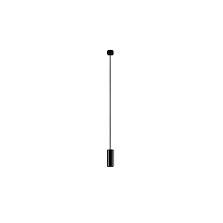 pendant luminaire TOMEK 150MM 1 flame, cylindrical, rigid GU10 IP20, black matt dimmable