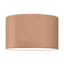 Ceiling luminaire SOFT TUBE 280, Ø 28cm, 2 x E27 max. 60W, shade chintz hazelnut / diffuser PC
