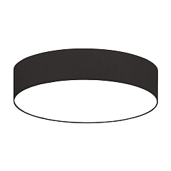 Ceiling luminaire SOFT TUBE 780, Ø 48cm, 5 x E27 max. 60W, shade chintz black / diffuser PC