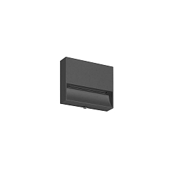 outdoor wall luminaire MADURA CCT Switch, impact resistant, switchable IP65, powder coated, graphite grey 