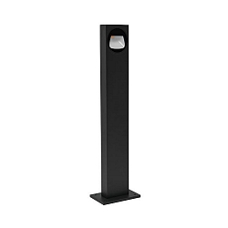 Outdoor LED bollard light QUADER, IP54, 230V AC, 13W 3000K 730lm