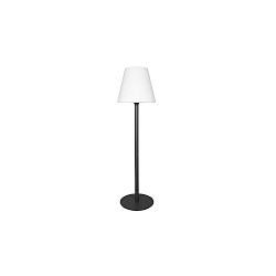 outdoor floor lamp BIAK switchable E27 IP44, graphite grey 