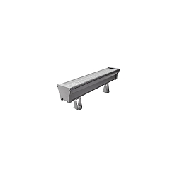 panel spot WALLWASHER IP66, titanium dimmable