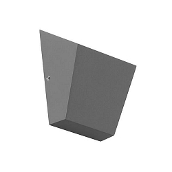 outdoor wall luminaire ALEXIS switchable LED IP54, grey 