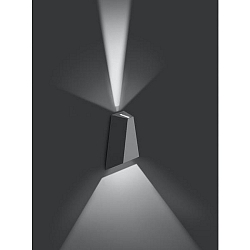 outdoor wall luminaire EREBIA up / down, switchable LED IP54, grey 