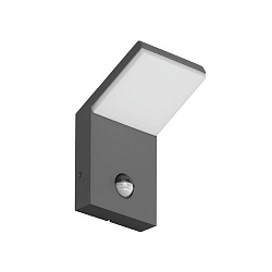 Outdoor wall luminaire INO with motion detector, switchable LED IP54, graphite 