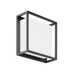 Outdoor wall luminaire ALLAN switchable LED IP54, graphite 