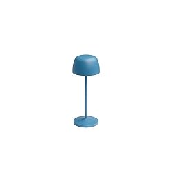 battery table lamp ROSS IP54, blue dimmable