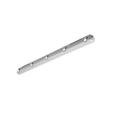damp-proof luminaire HUMID ONE - 119CM switchable, multipower, wired through IP65, grey 