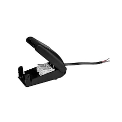 Connection box 230V AC, IP20, 3-pole, for 0.5-2.5mm2, max. 16A, incl. 10cm connection cable, black