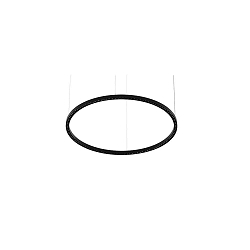 pendant luminaire DEVON � 120CM for VDU workstation, Matter controllable IP20, powder coated, black matt dimmable