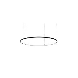 pendant luminaire ANDROS IN � 180CM Bluetooth controllable IP20, powder coated, black matt dimmable