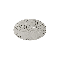 acoustical element SILENTIUM (STRUCTURE) 59.5CM round, asymmetrical, beige
