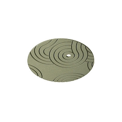 acoustical element SILENTIUM (STRUCTURE) 59.5CM round, asymmetrical, sage green