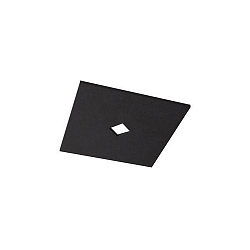 acoustical element SILENTIUM (SMOOTH) 89.5CM square, symmetrical, black