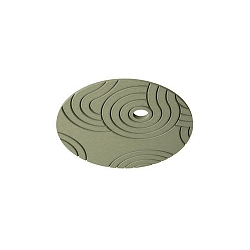 acoustical element SILENTIUM (STRUCTURE) 89.5CM round, asymmetrical, sage green