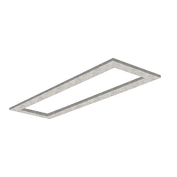 acoustical element SILENTIUM LONG 167x47CM square, beige