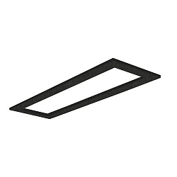 acoustical element SILENTIUM LONG 167x47CM square, black